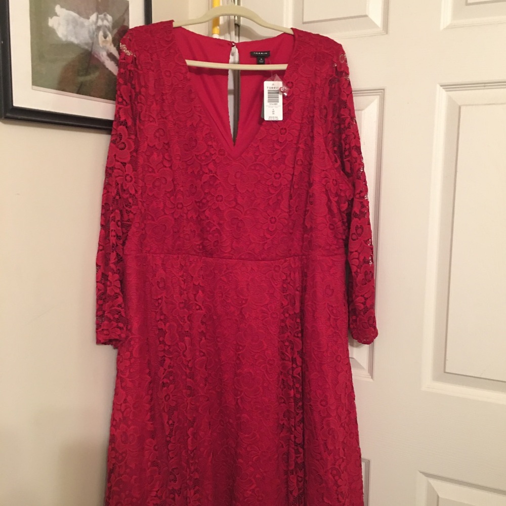 Torrid cocktail dress red